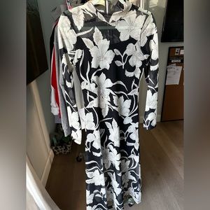 All Saint Mesh Midi Dress